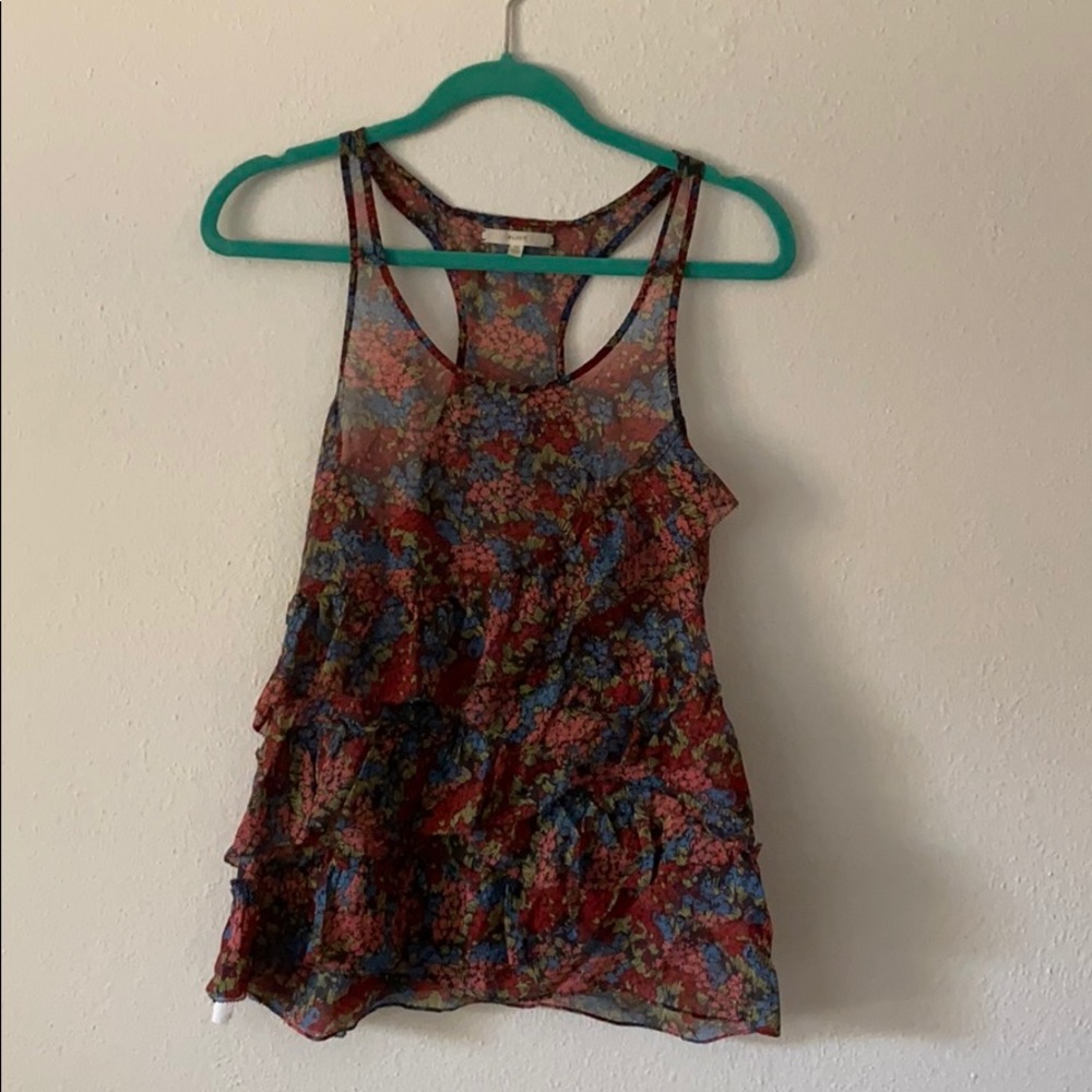 Floral Tiered Madewell Shirt